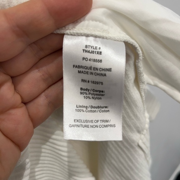 Beige ribben long shacket size large - Picture 7 of 8